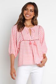 Imogen Top - Pink | Petal & Pup (US)