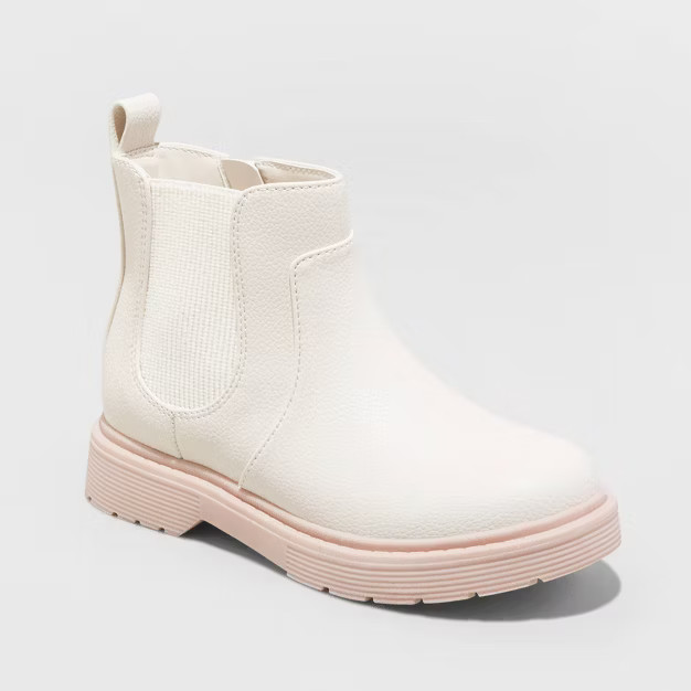 Girls' Zita Zipper Chelsea Boots - Cat & Jack™ | Target