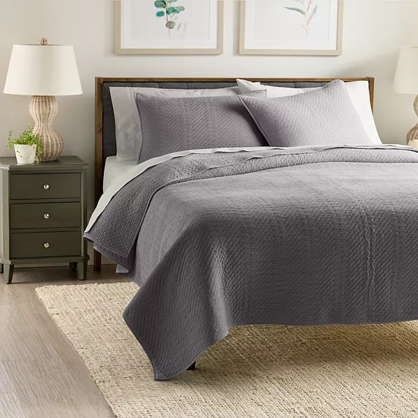 Miryana Jacquard Coverlet Set | Kohl's