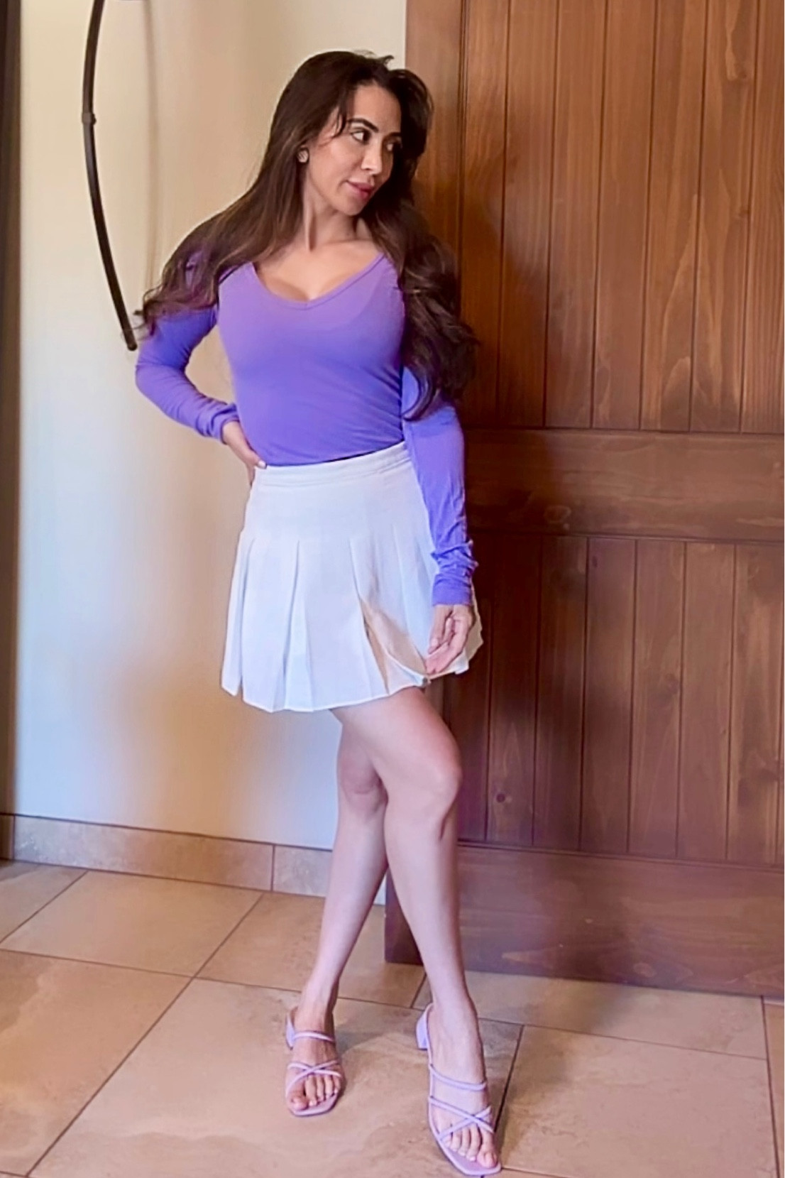Lilacs - and a mini easy to transition into fall/winter with a pair of stockings 💟

Michael Loren | Amanda uprichard | lilac | strappy sandals | block heel | reformation | revolve 

#LTKstyletip #LTKSeasonal #LTKbeauty
