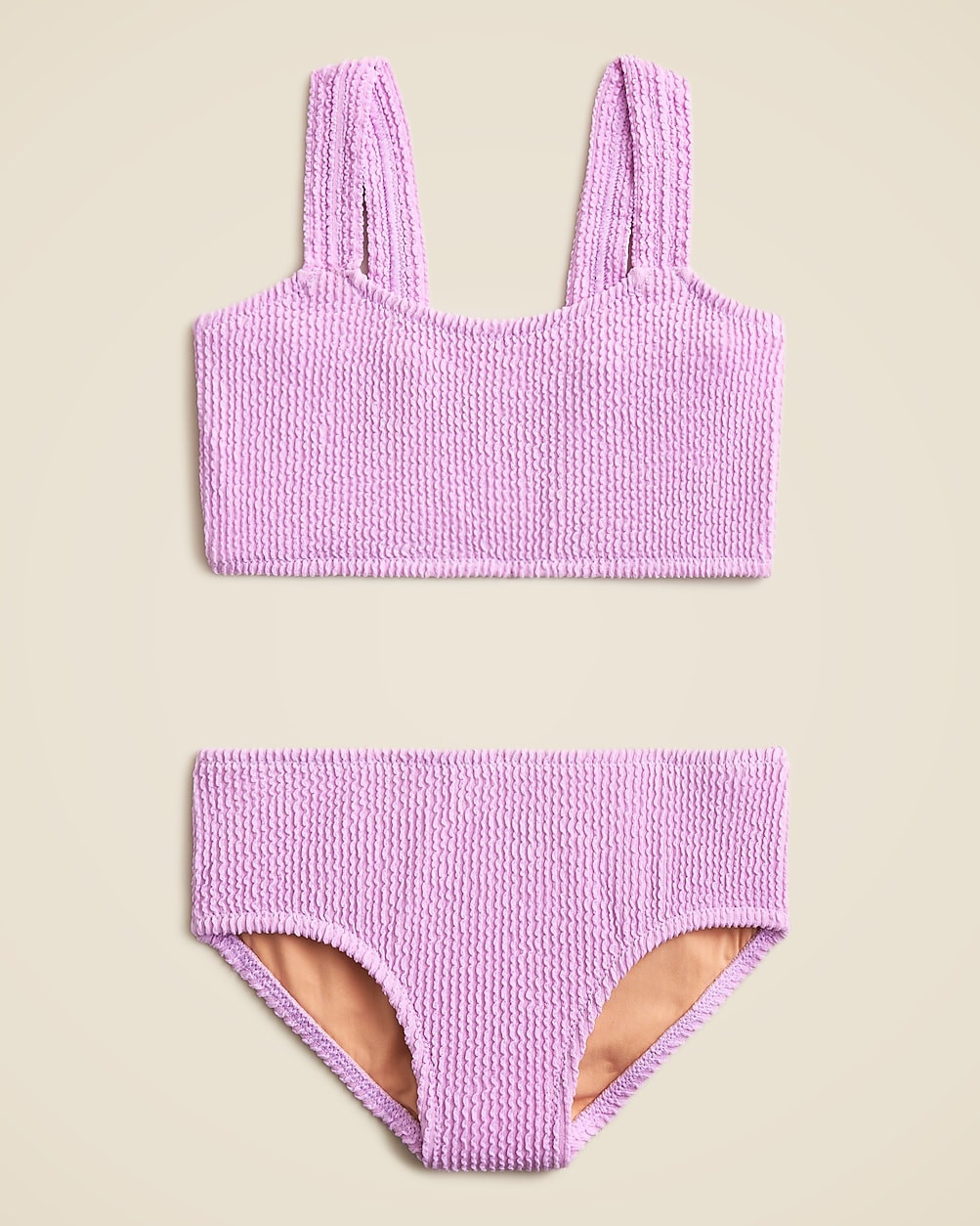 IN YOUR SHOPPING BAGGirls' smocked two-piece swimsuit with UPF 50+ fabric | J. Crew US