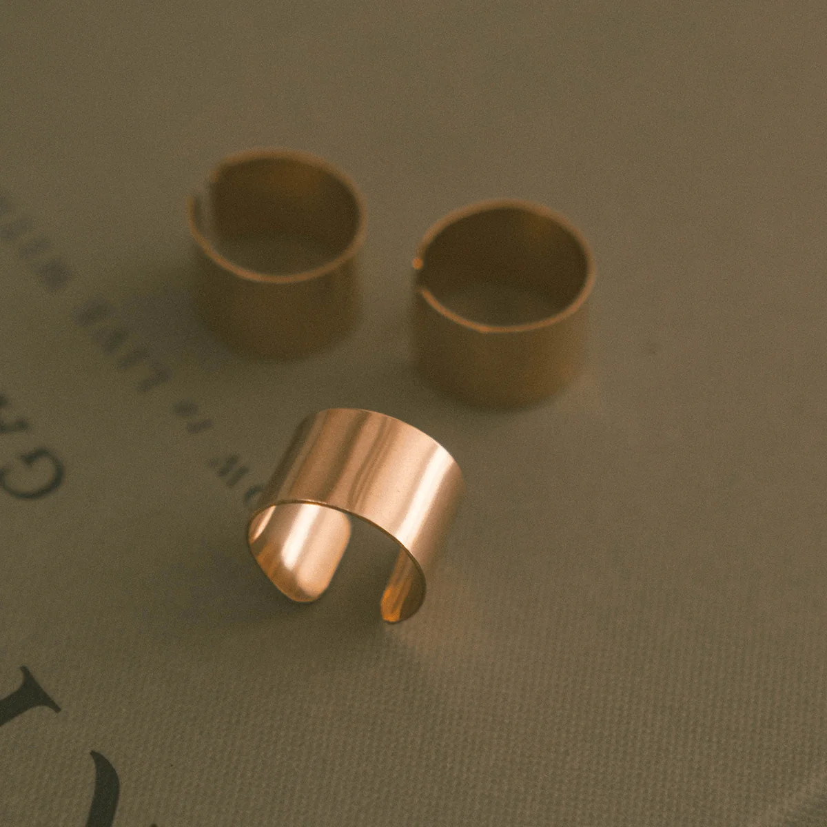 Made By Mary Luster Cigar Band Ring | Stackable, Bold, Versatile | Made by Mary (US)
