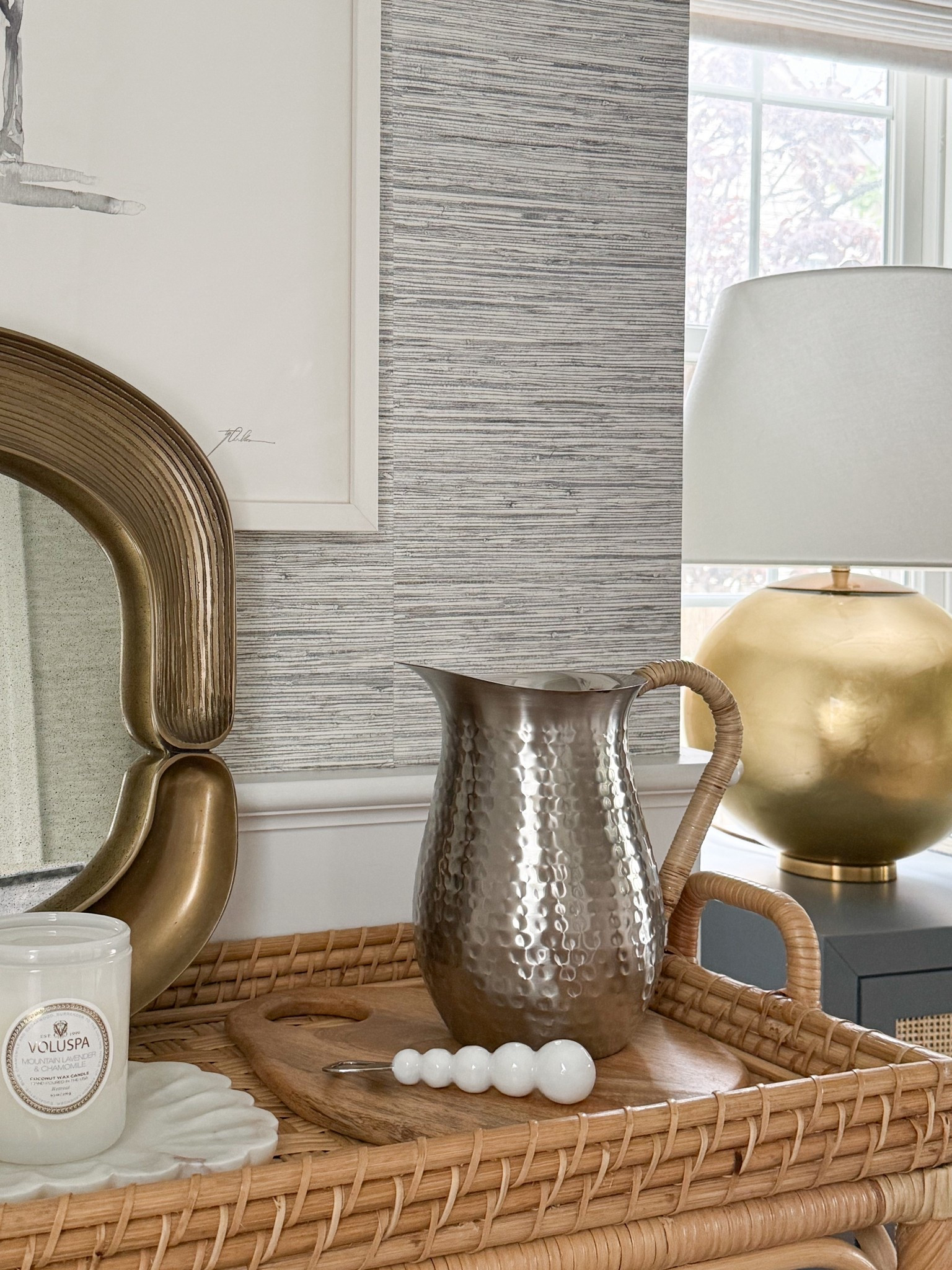 This hammered Mets pitcher is such a summer entertaining staple!!! Love the shape and size, the wrapped rattan handle is such a fun touch! Only $48….



#LTKHome #LTKSeasonal #LTKdayinmylife