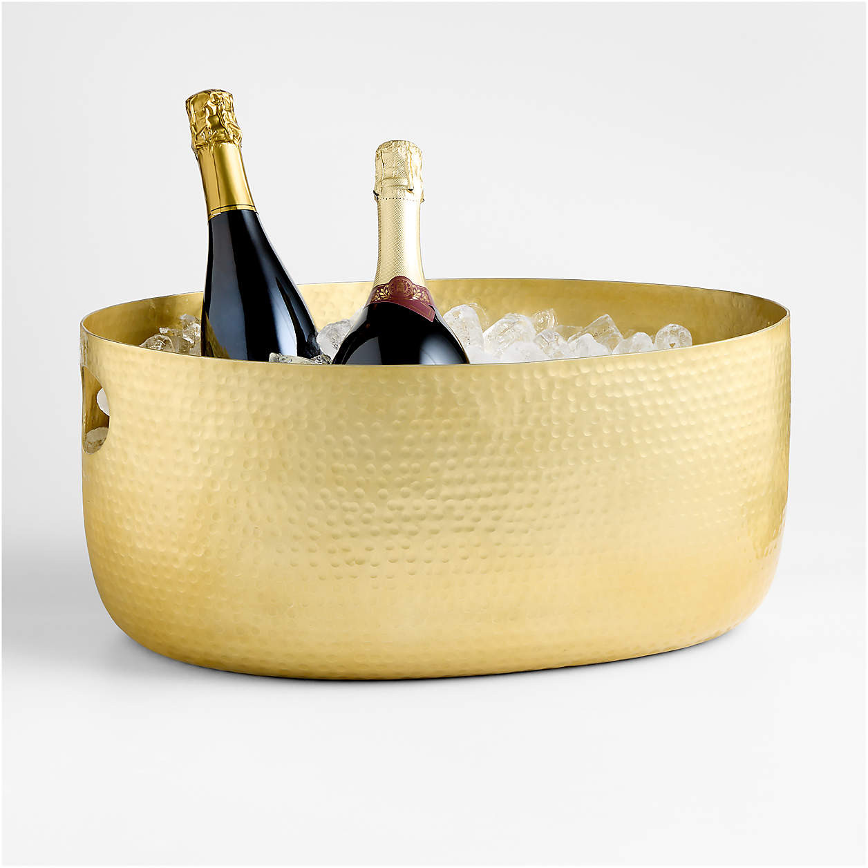 Bash Gold Beverage Tub + Reviews | Crate & Barrel | Crate & Barrel