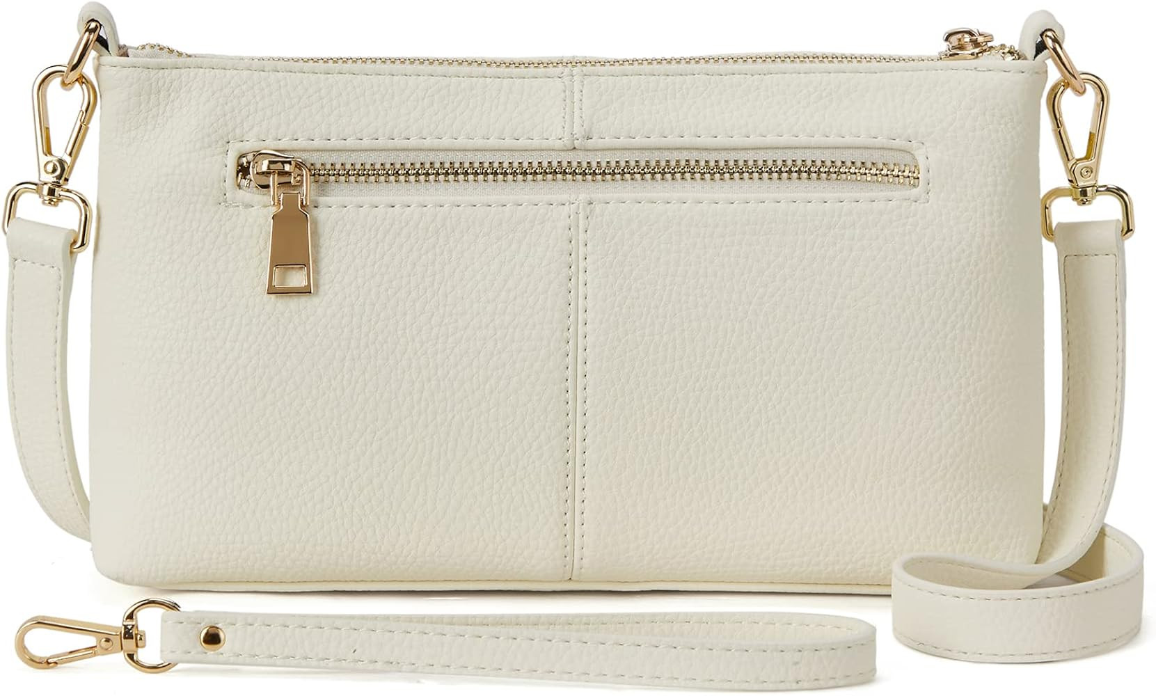 BOSTANTEN Small Purses for Women Crossbody Bags Leather Wristlet Purses Envelope Clutch Purse | Amazon (US)