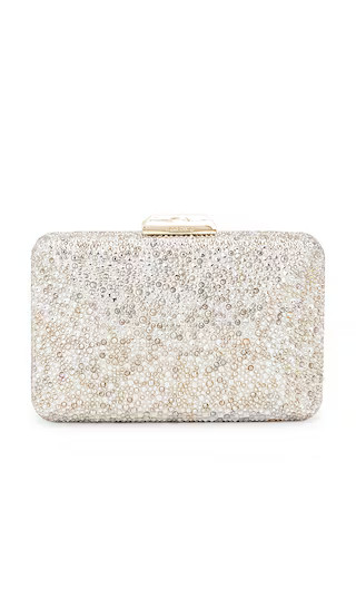 Shira Hotfix Clutch in Champagne | Revolve Clothing (Global)