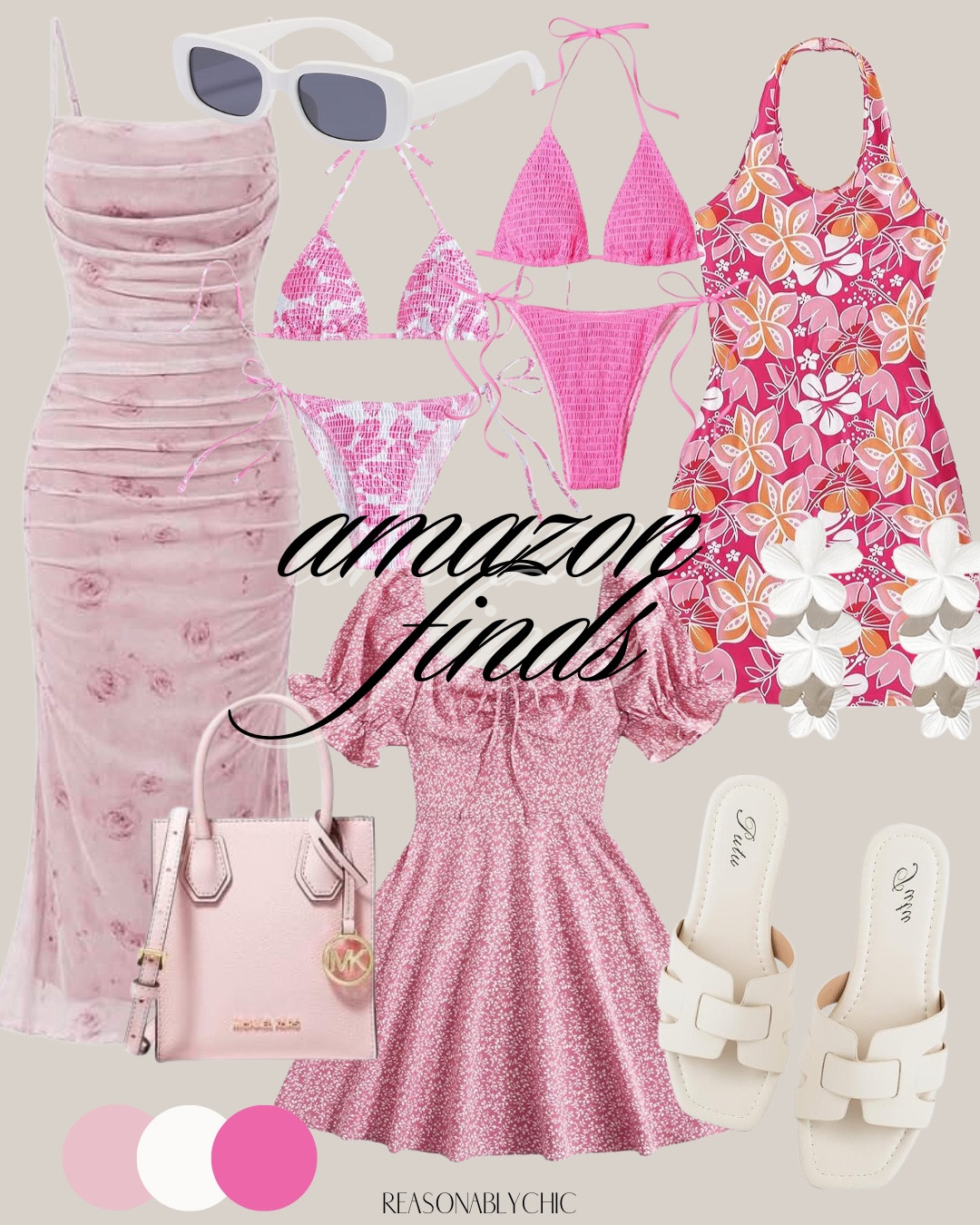 Pink Girly Amazon Finds 

Pink dress, Amazon fashion, girly style, pink tops, cute skirts, pink accessories, trendy pink shoes, pink handbags, feminine outfits, pink rompers, pink blouses, Amazon finds, pink jumpsuits, cute pink sweaters, pink loungewear, pink floral prints, pink jackets, Amazon clothing, pink leggings, pink cardigans
