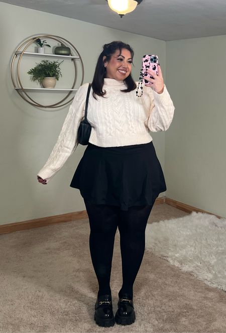 Sweater & skirt  outfit dupe🤩

#LTKplussize #LTKHoliday