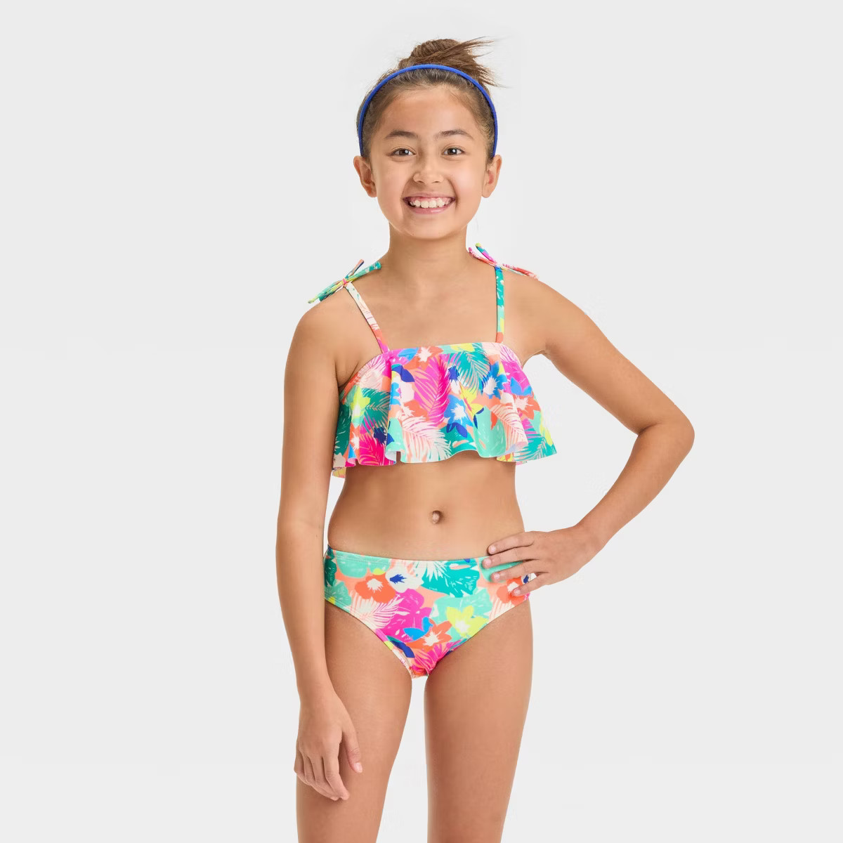 Girls' Mosaic Design Bikini Set - Cat & Jack™ M | Target