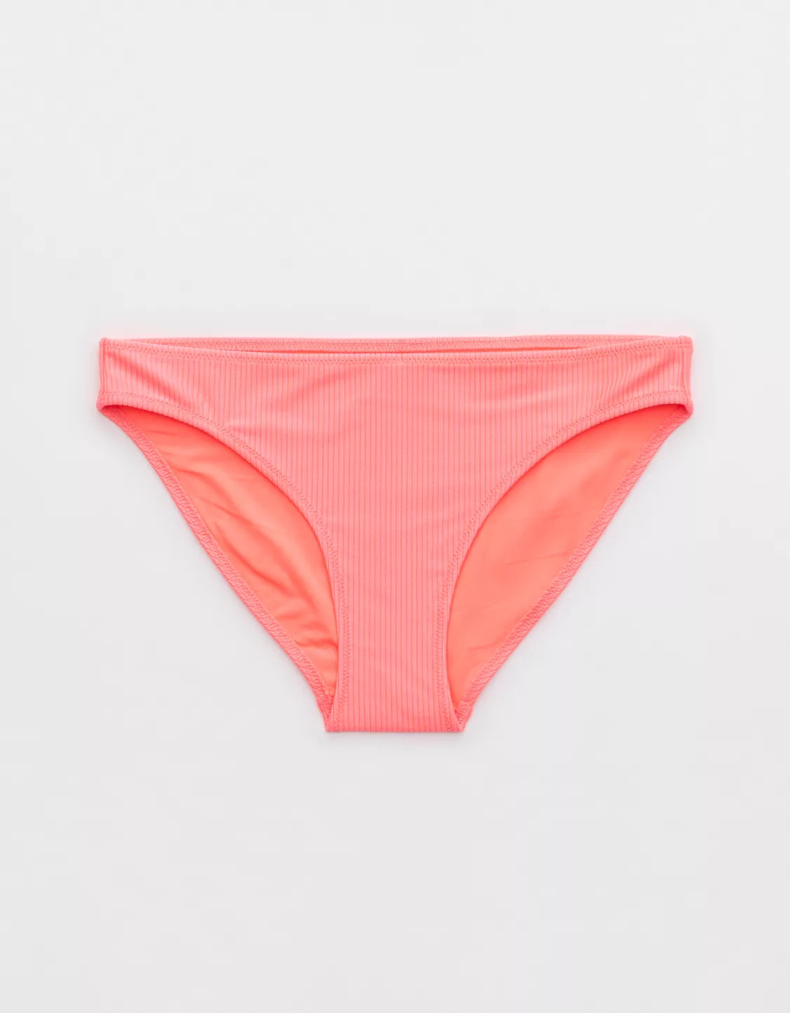 Aerie Shine Rib Full Coverage Bikini Bottom | Aerie
