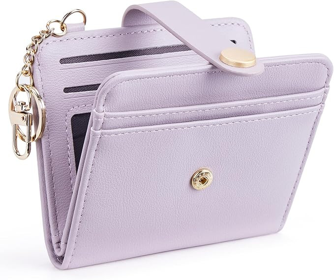 POIUGOYA Slim Wallet for Women,RFID Blocking Bifold Credit Card Holder with Zipper Coin Pocket,ID... | Amazon (US)