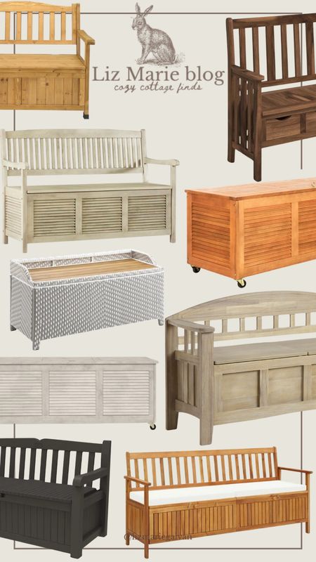 Storage benches 🫶🏼🫶🏼🫶🏼 a life hack for cozy up and clean up your outdoor spaces 🙌🏼🙌🏼🙌🏼

#LTKSeasonal #LTKHome #LTKKids