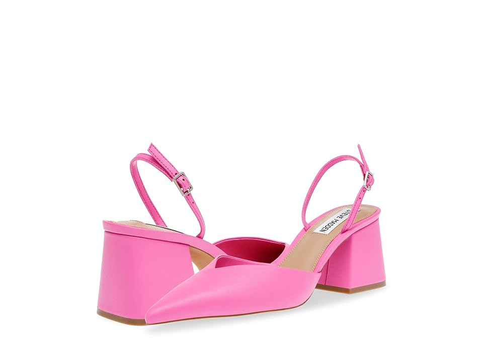 Steve Madden Courtnie High Women's Heels Pink Leather : 9.5 M, Manmade/Rubber | Zappos