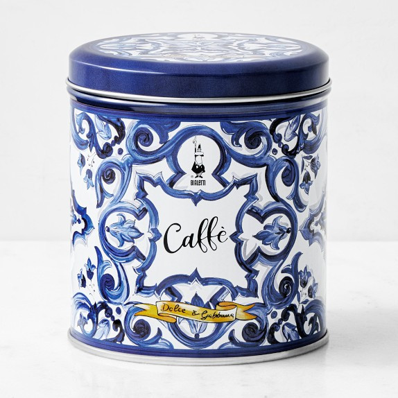 Bialetti Dolce &amp; Gabbana Blu Mediterraneo Coffee Gift Tin | Williams-Sonoma