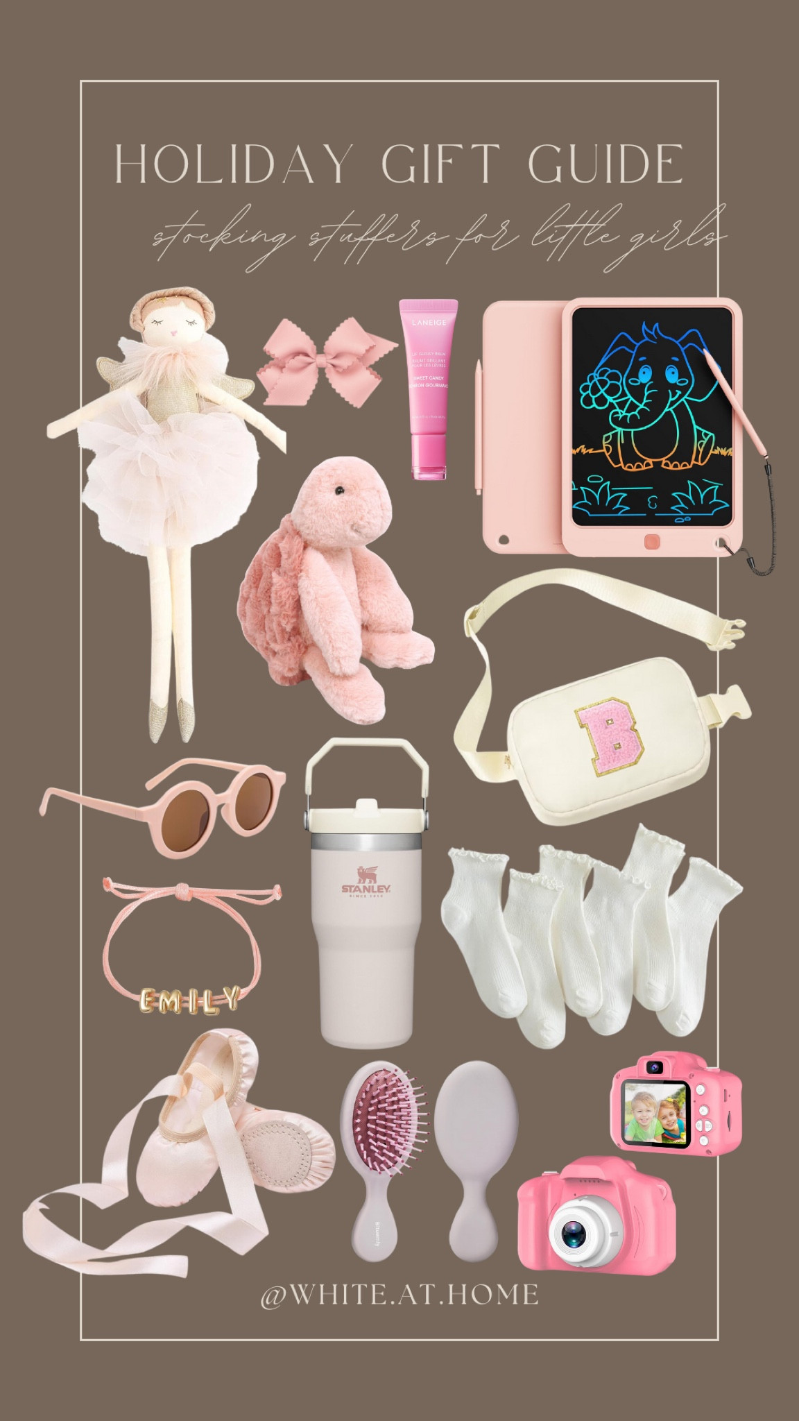 Stocking stuffers for the little girls all from Amazon!! Toddlers and up, there’s something for everyone. Jewelry, stuffed animals, socks, cameras, essentials and more! 

#LTKGiftGuide #LTKKids #LTKHoliday