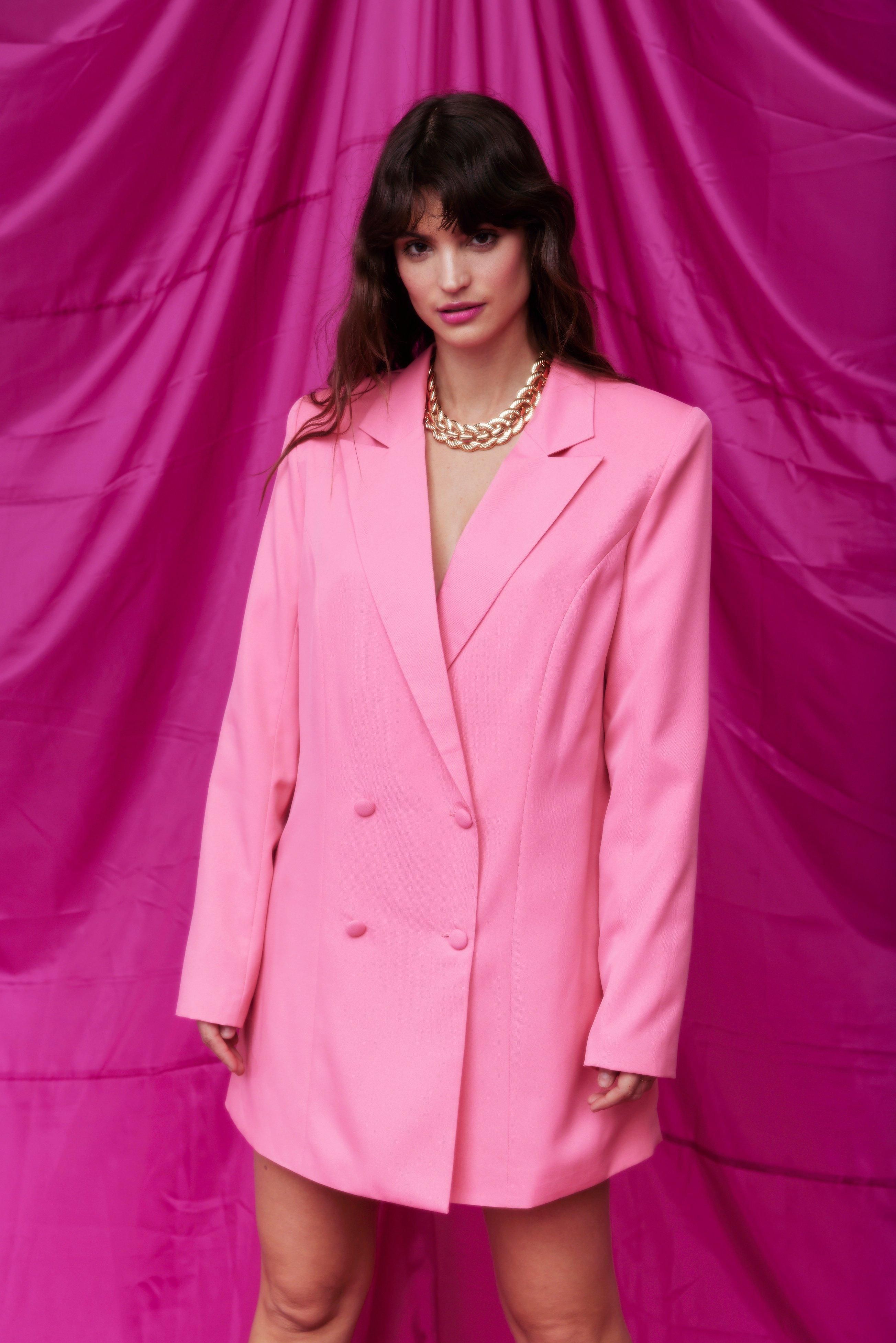 Womens Love Suits You Oversized Blazer Dress - Pink | NastyGal (US & CA)
