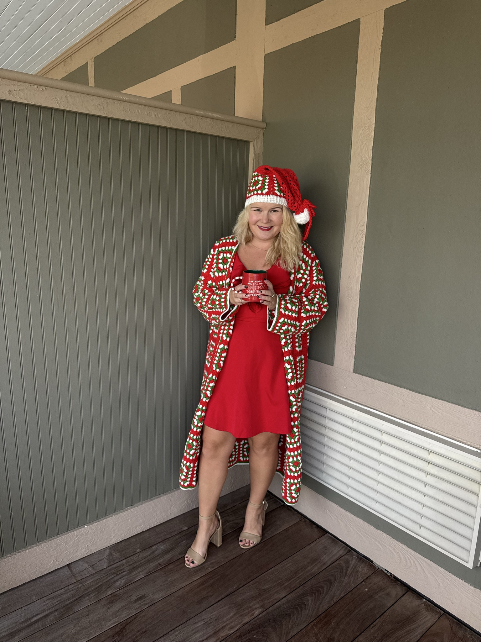 This is one way to style this granny square cardigan. 

#LTKParties #LTKHoliday #LTKPetite