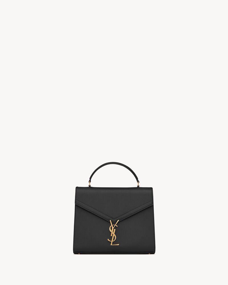 CASSANDRA Medium top handle bag in grain de poudre embossed leather | Saint Laurent | YSL US | Saint Laurent Inc. (Global)