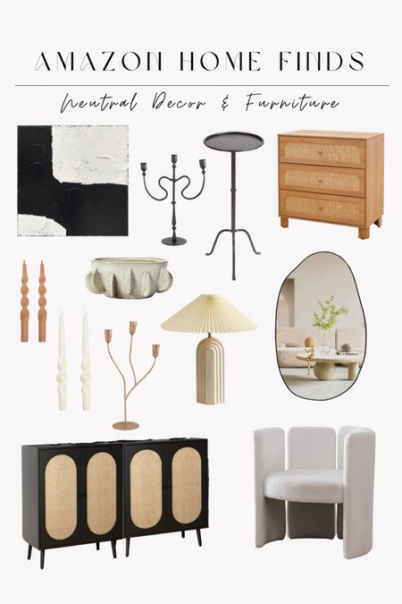 Amazon neutral home decor and furniture finds!

#LTKunder100 #LTKhome #LTKFind