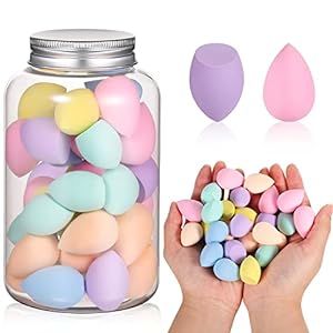 40pcs Mini Makeup Sponge Set Multi Colored Mini Beauty Blender Professional Beauty Blender Sponge... | Amazon (US)