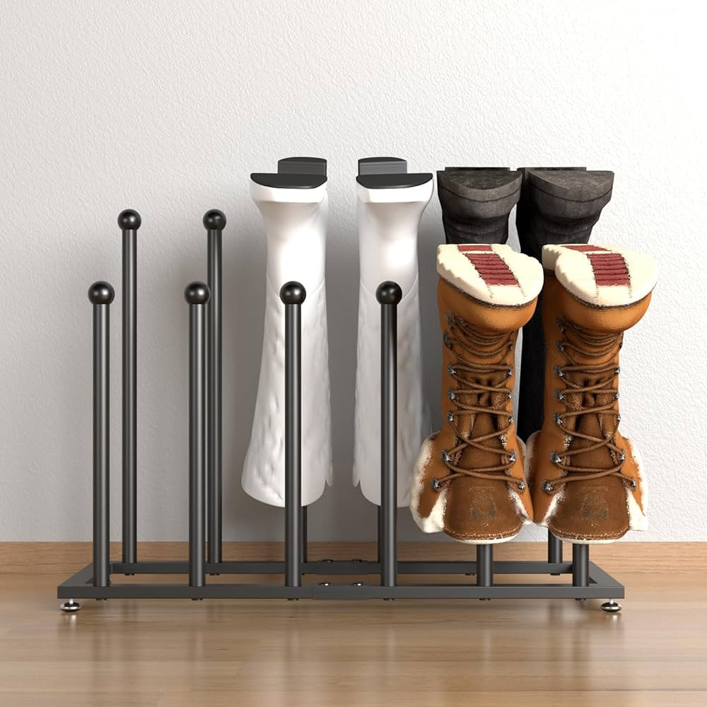 SINKHANUN Boot Rack Shoe Organizer - Stainless Steel Boot Organizer for Tall Boots, Rain Boot for... | Amazon (US)