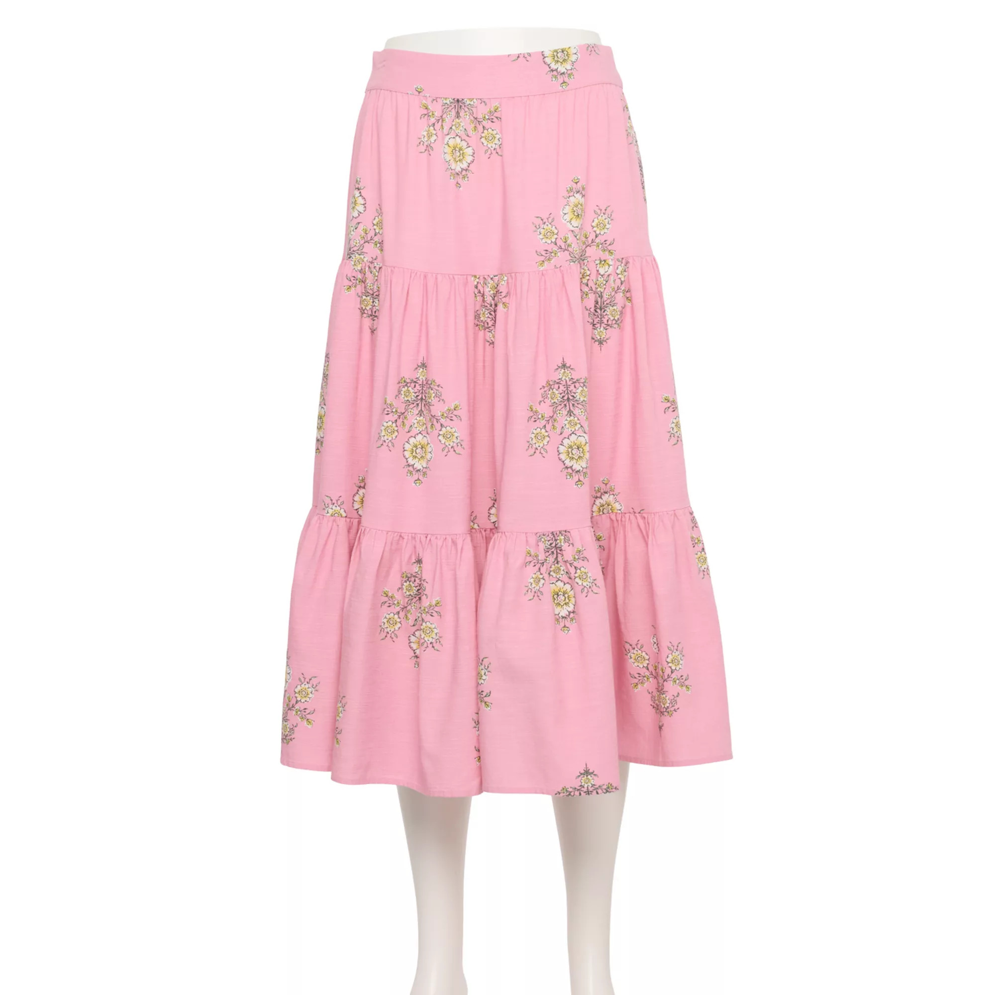 Women's LC Lauren Conrad Three Tier Midi Skirt | Kohl's