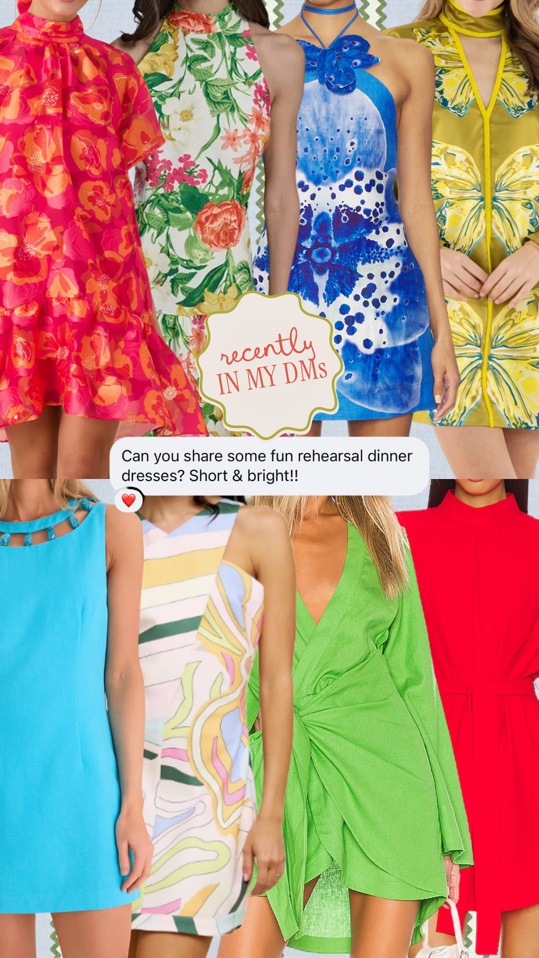 Loving the bright color vibe!! Some fun cocktail dresses for your summer events!  

 #LTKgrwm #LTKootd #LTKWedding