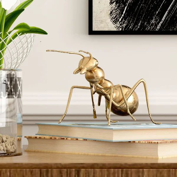 Gold Ant Sculpture | Wayfair North America
