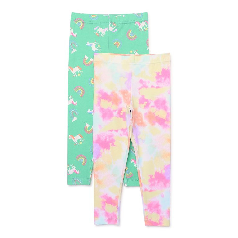 365 Kids from Garanimals Girls’ Leggings, 2-Pack, Sizes 4-10 | Walmart (US)