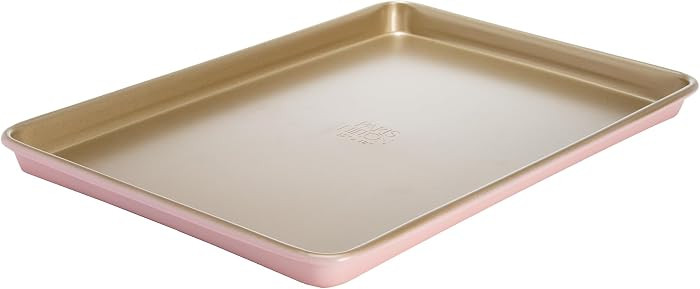 Paris Hilton Nonstick Carbon Steel Bakeware Collection, 15-Inch x 10-Inch Cookie Baking Sheet, Di... | Amazon (US)