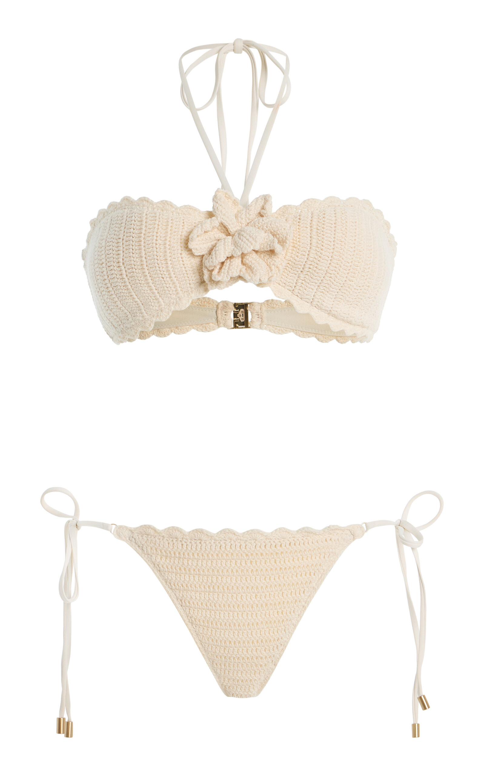 Awaken Crocheted Cotton Flower Bikini | Moda Operandi (Global)