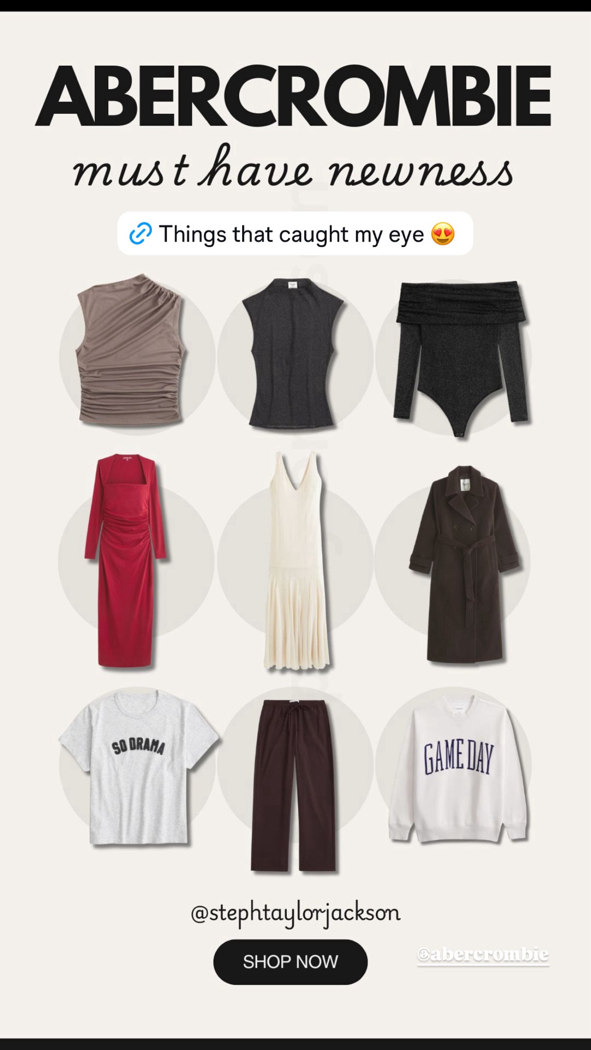 Abercrombie must shop new arrivals!! Don’t miss out on LTK CYBER WEEK!! Linking some great looks and will share my favorite jeans in the next post! 

#LTKStyleTip #LTKCyberWeek #LTKSaleAlert