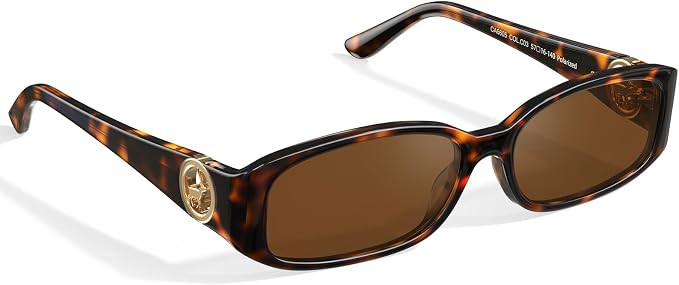 CARFIA Chic Acetate Polarized Sunglasses for Women | Handcrafted acetate,UV400 Protection Lenses,... | Amazon (US)