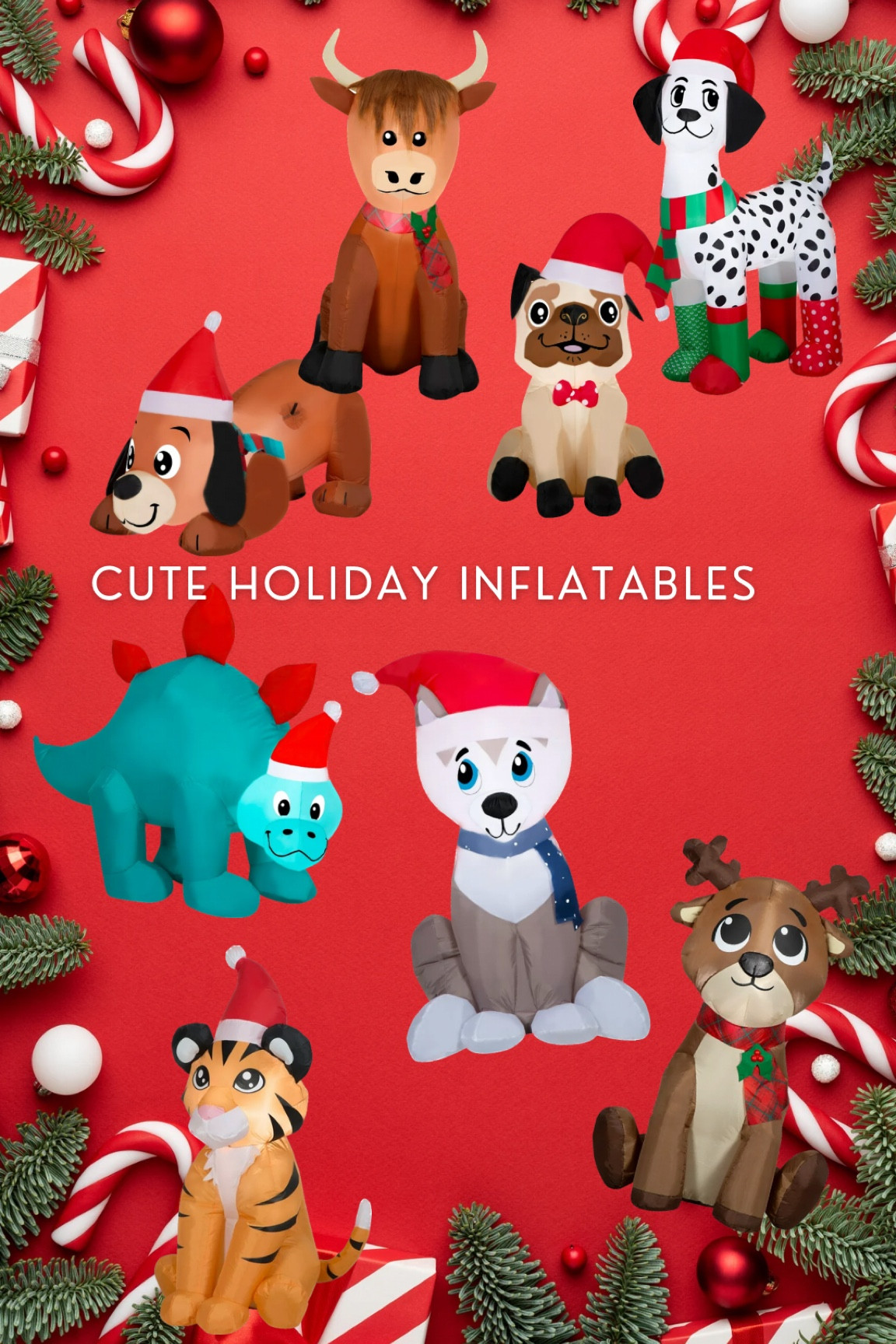 Cutest inflatable Christmas decorations! 

#LTKfindsunder50 #LTKSeasonal #LTKhome