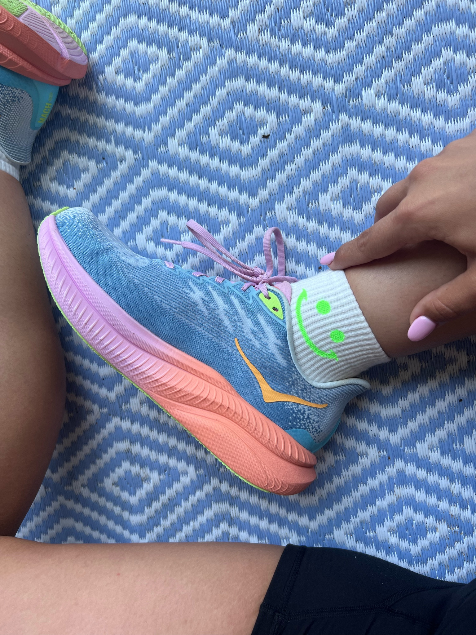 Hokas and Amazon crew socks 

#LTKShoeCrush #LTKActive