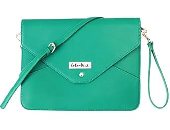 Milan Clutch in Emerald | Amazon (US)