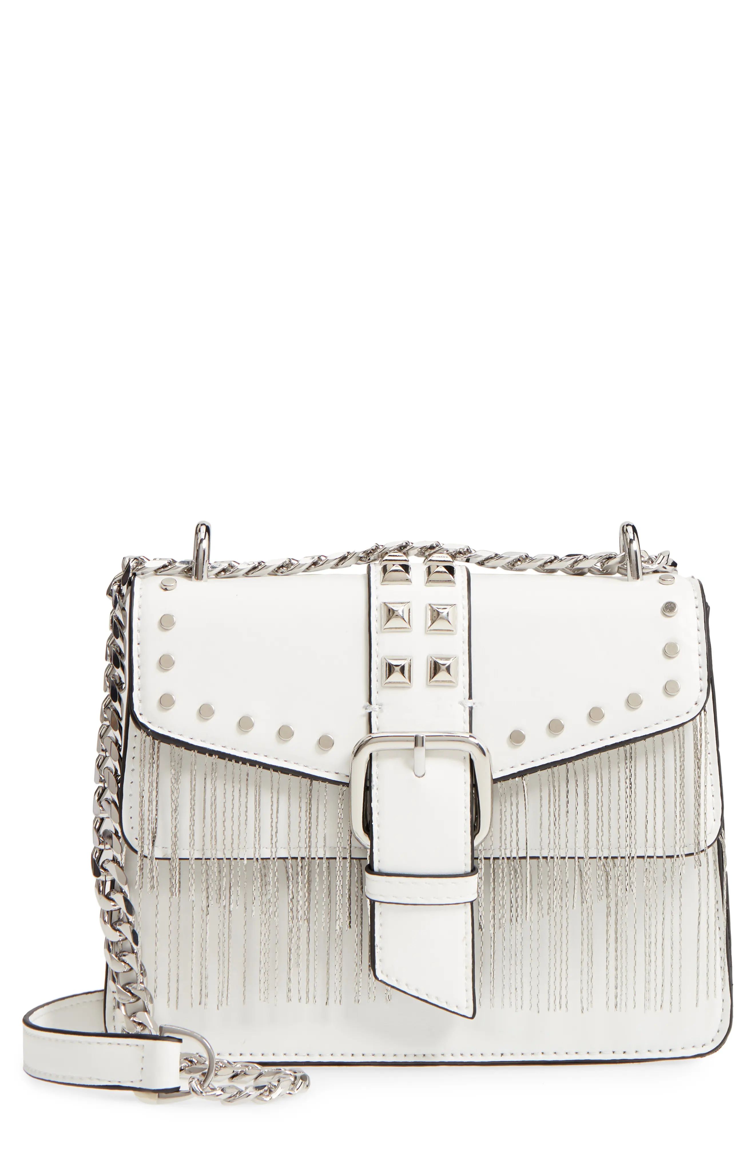 Topshop Shelby Studded Faux Leather Crossbody Bag | Nordstrom