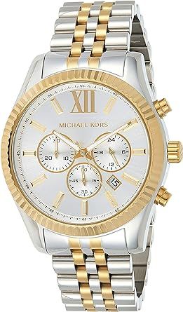 Michael Kors Lexington Chronograph Stainless Steel Watch | Amazon (US)