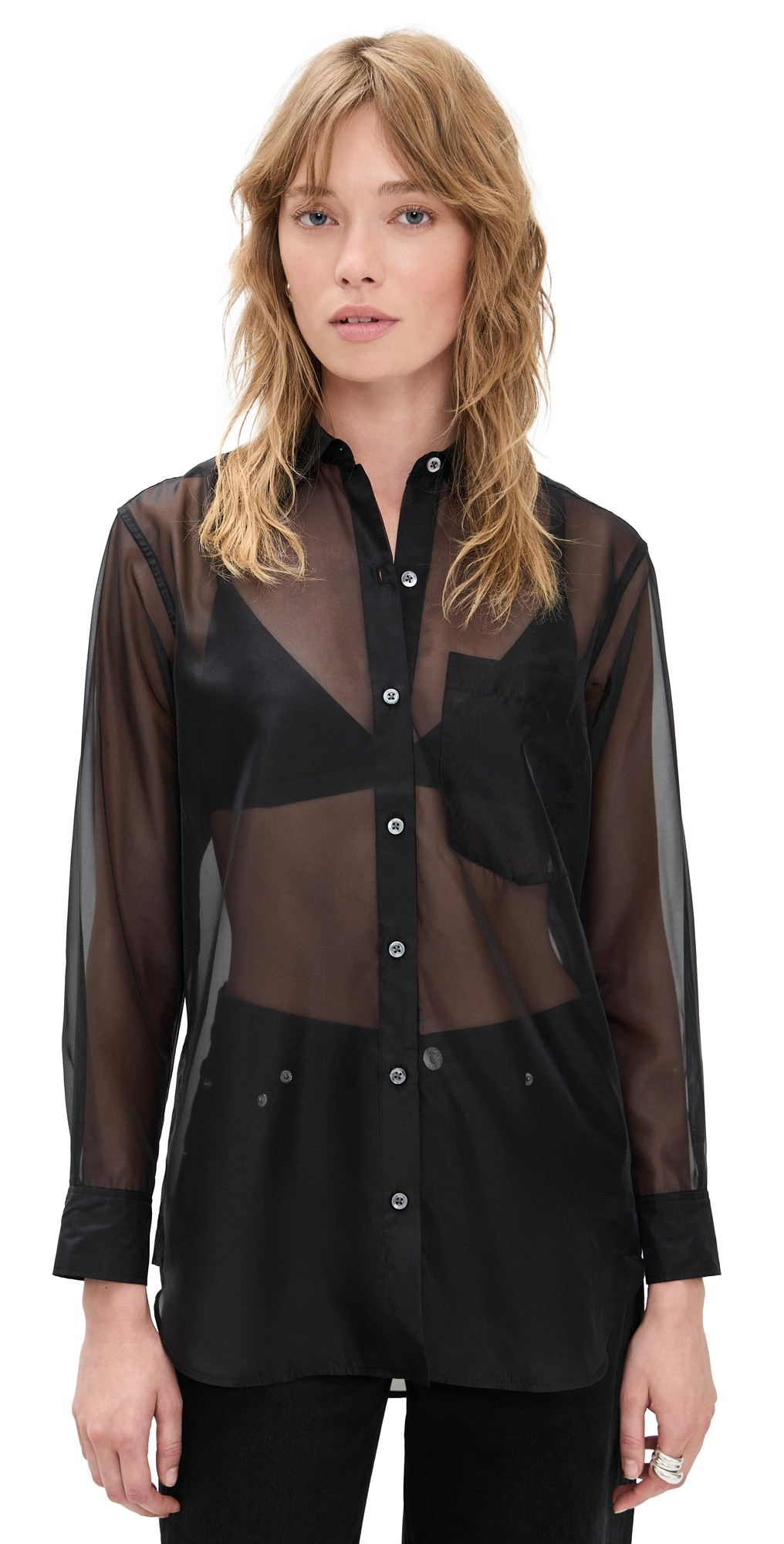 RAILS Sofiya Blouse Black S | Shopbop