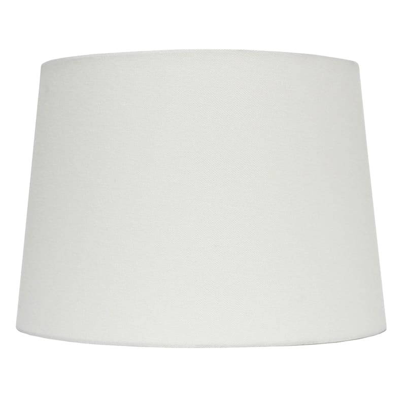 White Tapered Drum Lamp Shade, 10x14 | At Home