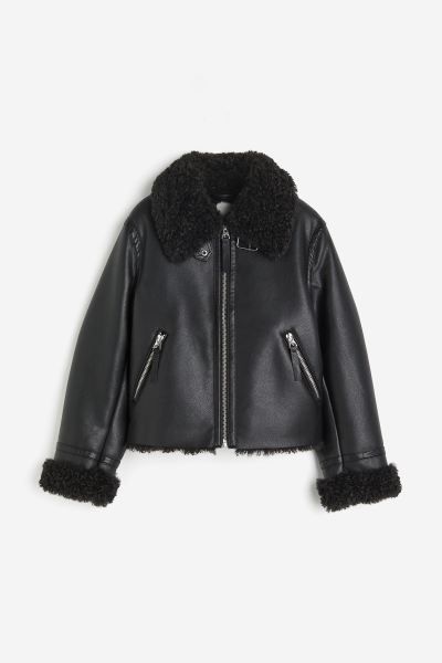Teddy-lined Jacket | H&M (US + CA)