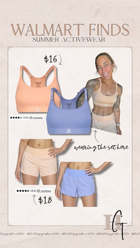 Today’s set is from @walmartfashion 🤍 I absolutely LOVE this bra! Very comfortable + supportive // wide variety of colors too! 🥹 the shorts were great as well, low rise! Small in both ⚡️ #walmartpartner #walmartfashion

Athletic wear / fitness / sports bra / Walmart finds / affordable / under $20 / Holley Gabrielle 

#LTKSeasonal #LTKFindsUnder50 #LTKActive