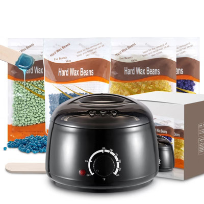 HOM Plug in Wax Warmer - Home Waxing Kit - Wax Warmer for Hair Removal + Wax Beads (Black, 4 Bags of Wax Beads) | Target