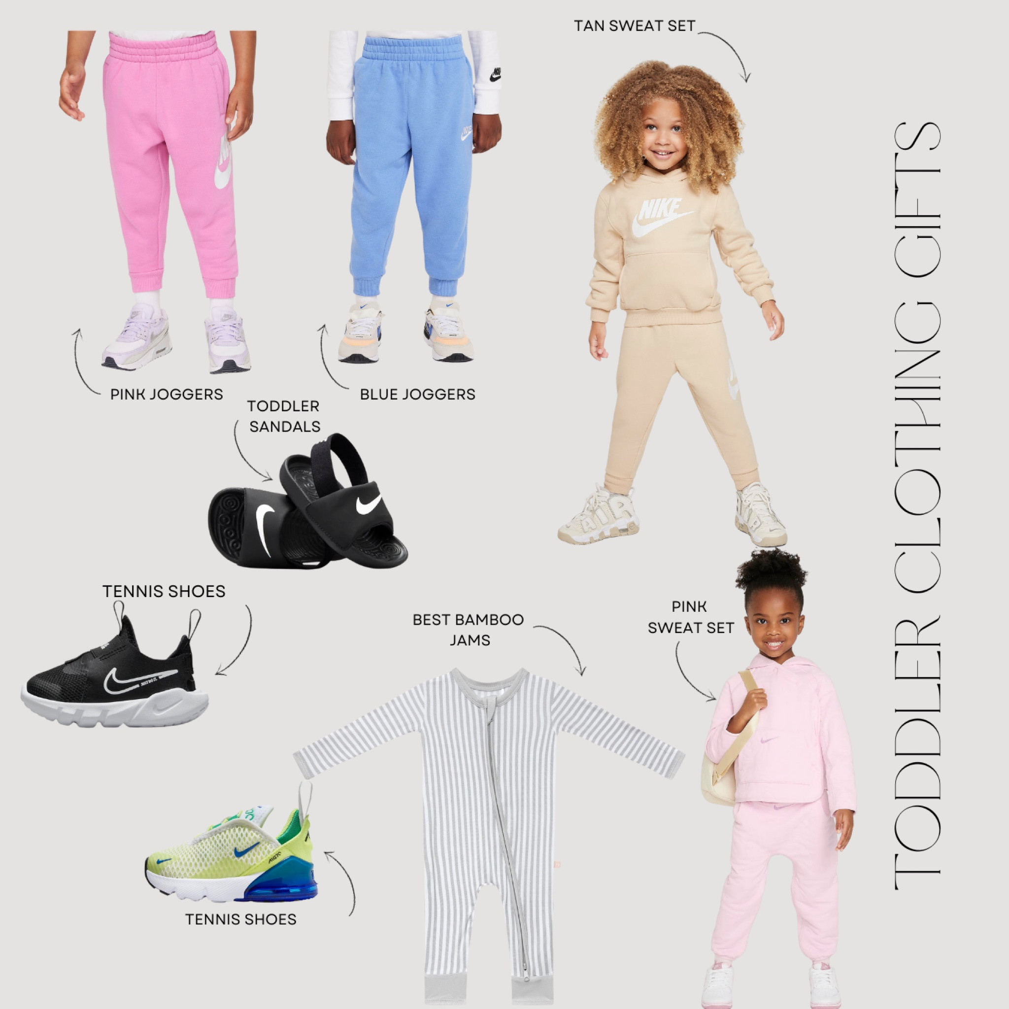 toddler clothes & shoe gift ideas

#bamboofooties #bamboopjs #joggers #toddlerjoggers #toddlershoes #toddleroutfits #toddlerclothes