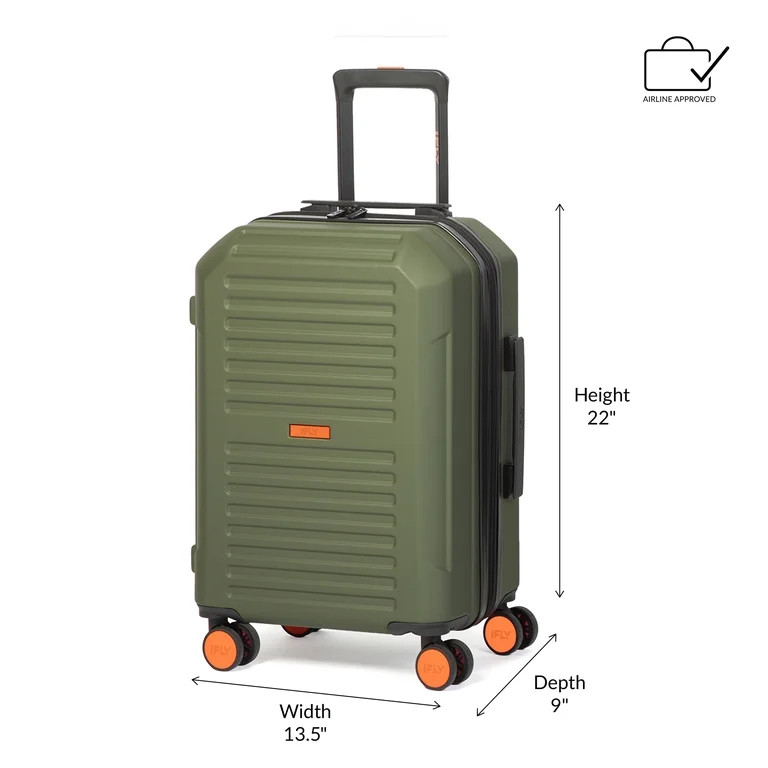 iFLY Venture 2-Piece Expandable Hardside Spinner Luggage Set , 20" Carry-on and 28" Checked Lugga... | Walmart (US)