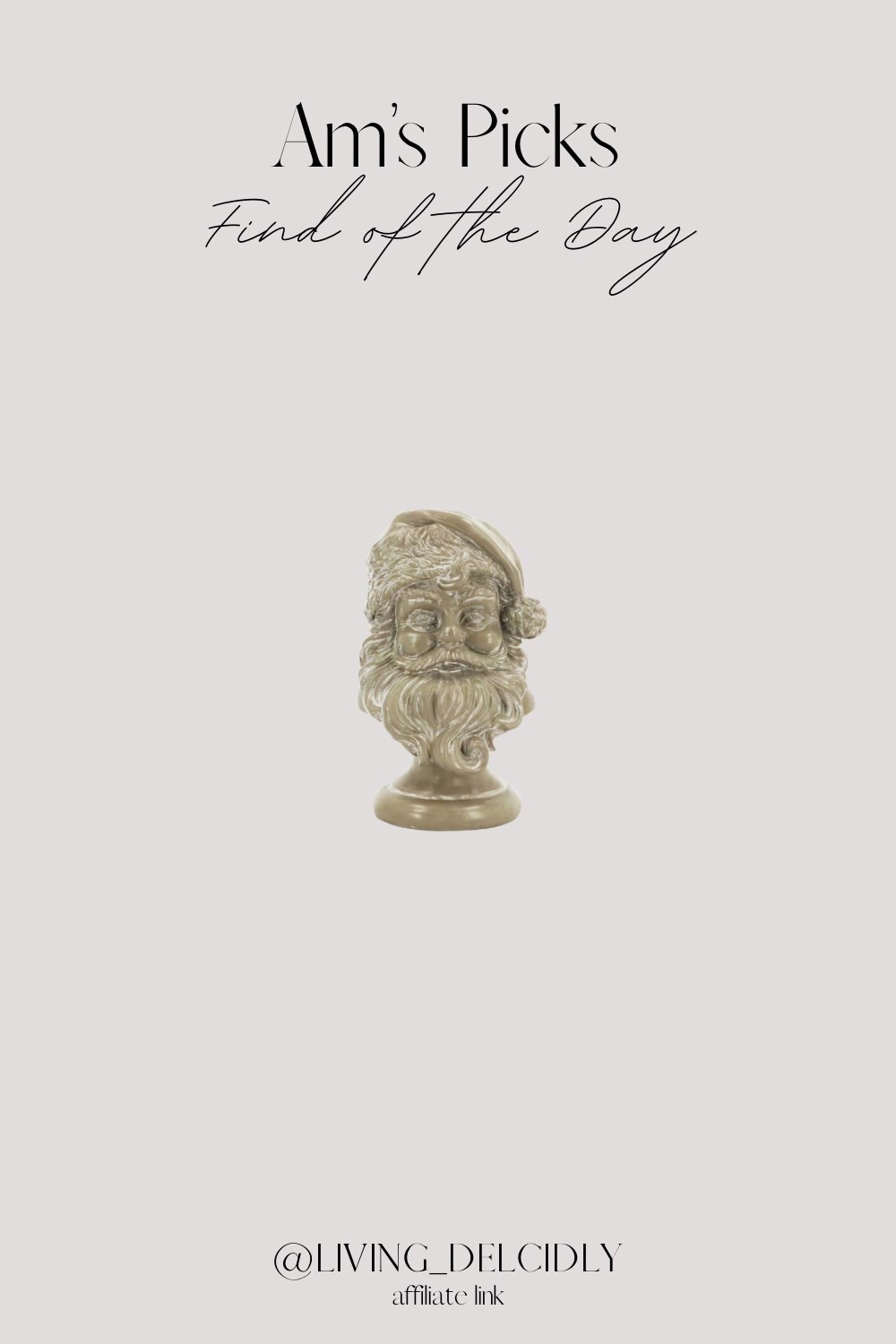 I’ve got this vintage-style Santa bust in my cart!✨Perfect for console or shelf decor!

Christmas Decor | Holiday Decor

#LTKHome #LTKHoliday #LTKSeasonal