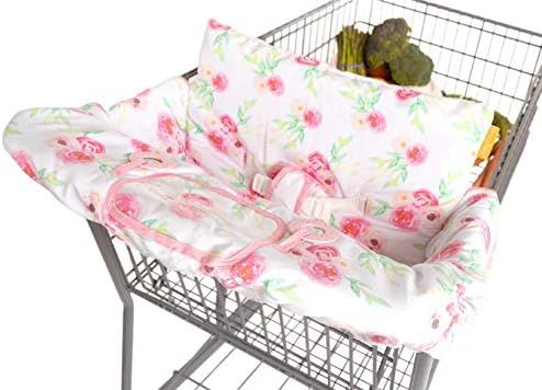 BINXY BABY 2-in-1 Cushy Cart Cover and High Chair Cover | Universal Fit | Includes Storage Pouch ... | Amazon (US)