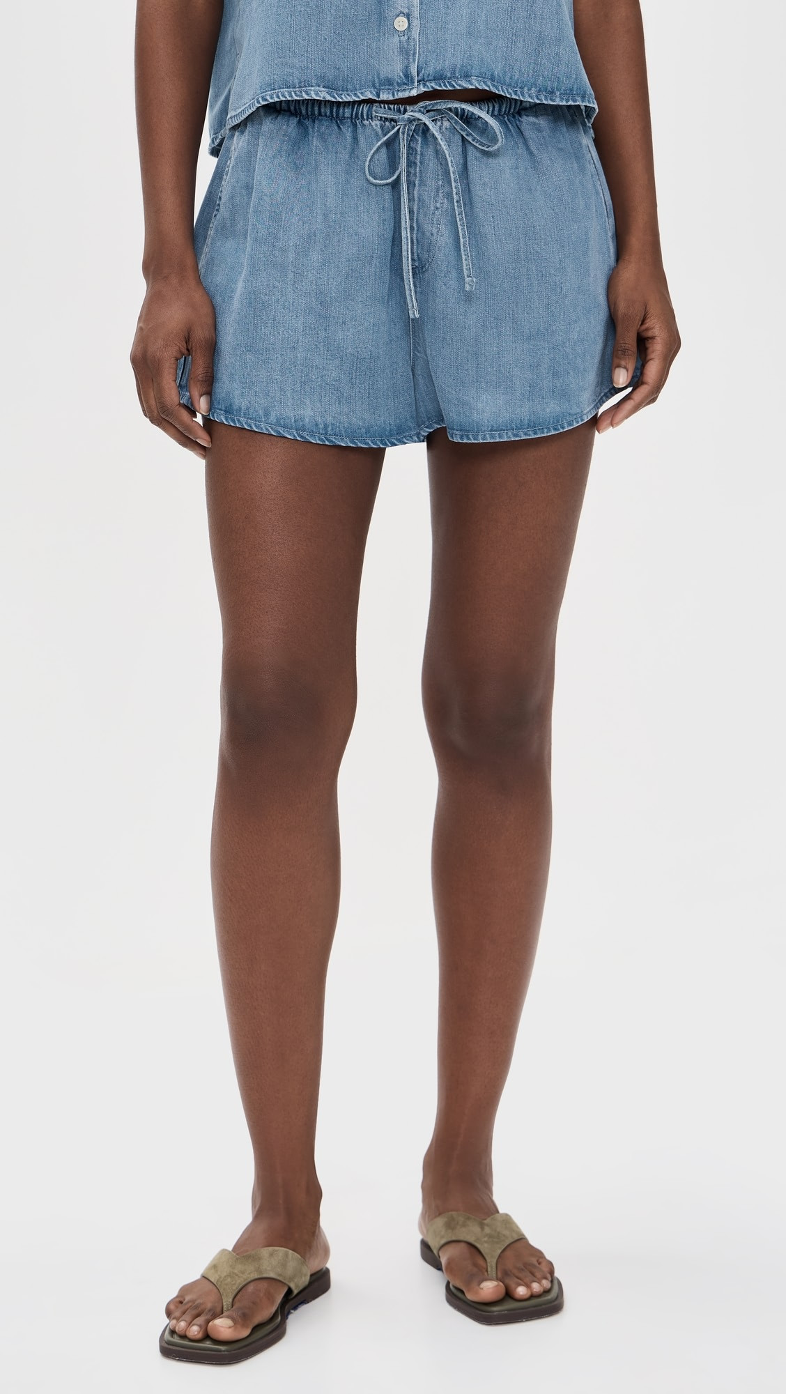 The Denim Pull On Shorts | Shopbop