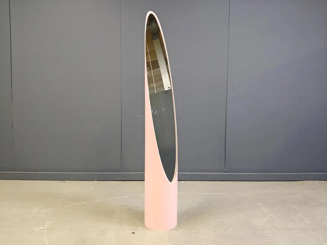 Unghia mirror by Rodolfo Bonetto, Italy 1970s - mid century floor mirror - vintage mirror | Etsy (US)