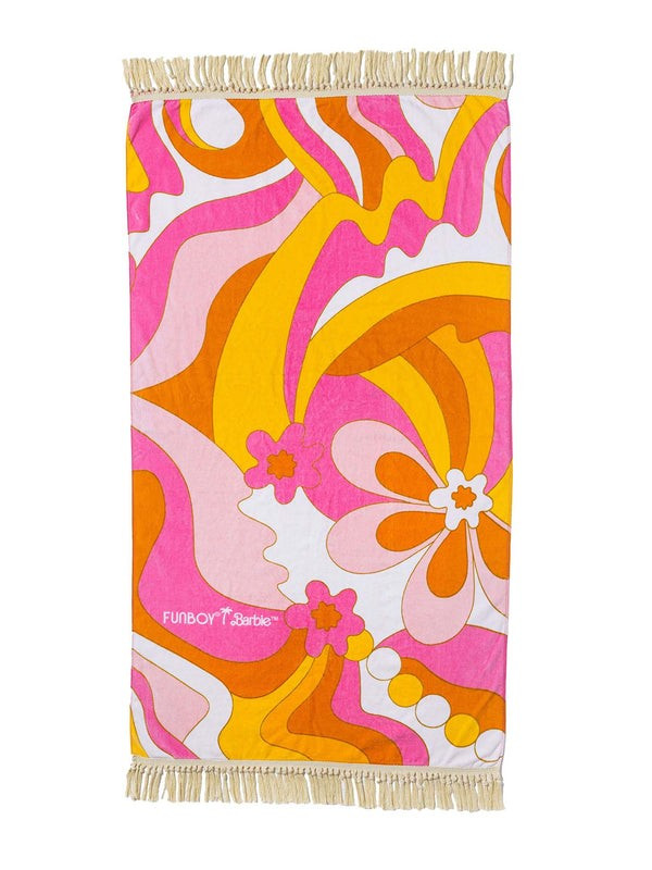 FUNBOY X Barbie™ Dream Oversized Beach Towel | FUNBOY